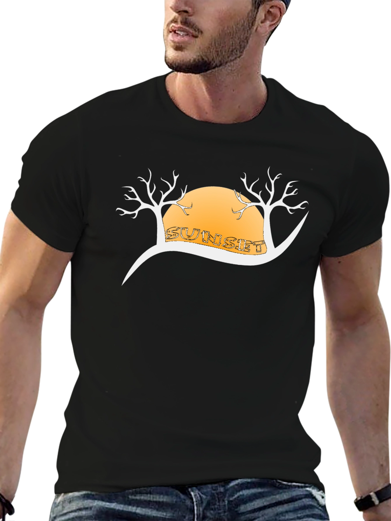 Sunset Graphic Print T-Shirt