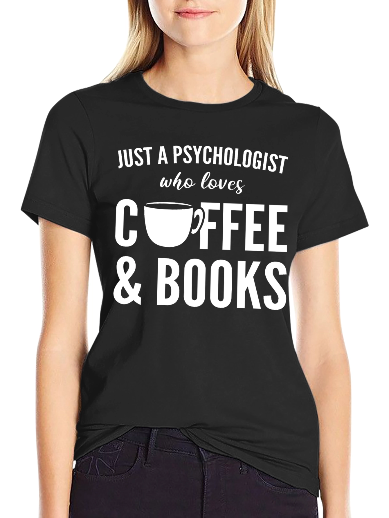 Psychologist Coffee & Books T-Shirt