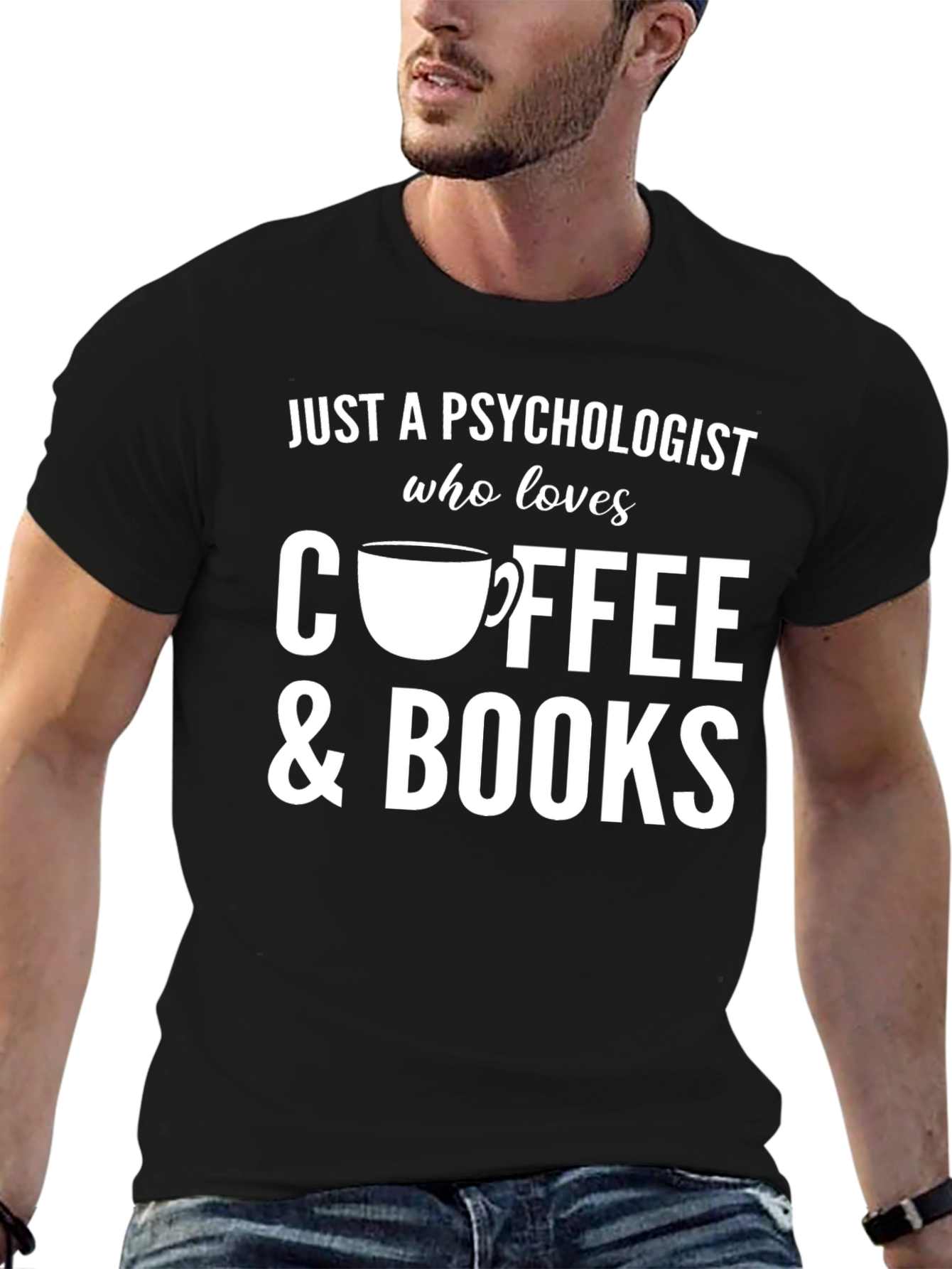 Psychologist Coffee & Books T-Shirt
