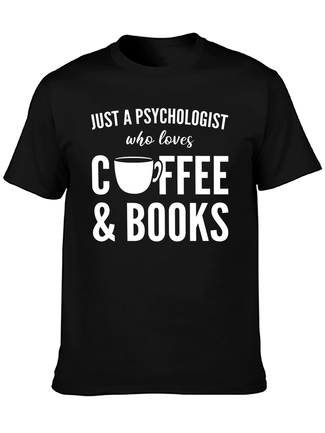 Psychologist Coffee & Books T-Shirt