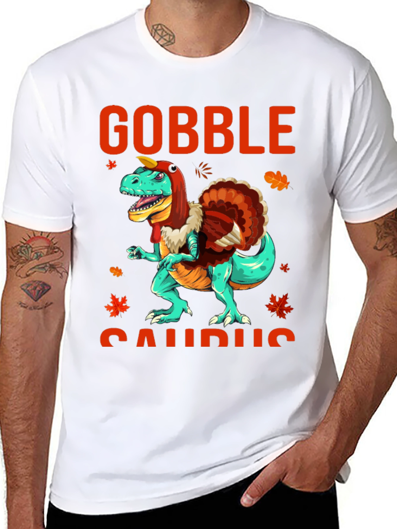 Gobble Saurus Thanksgiving T-Shirt