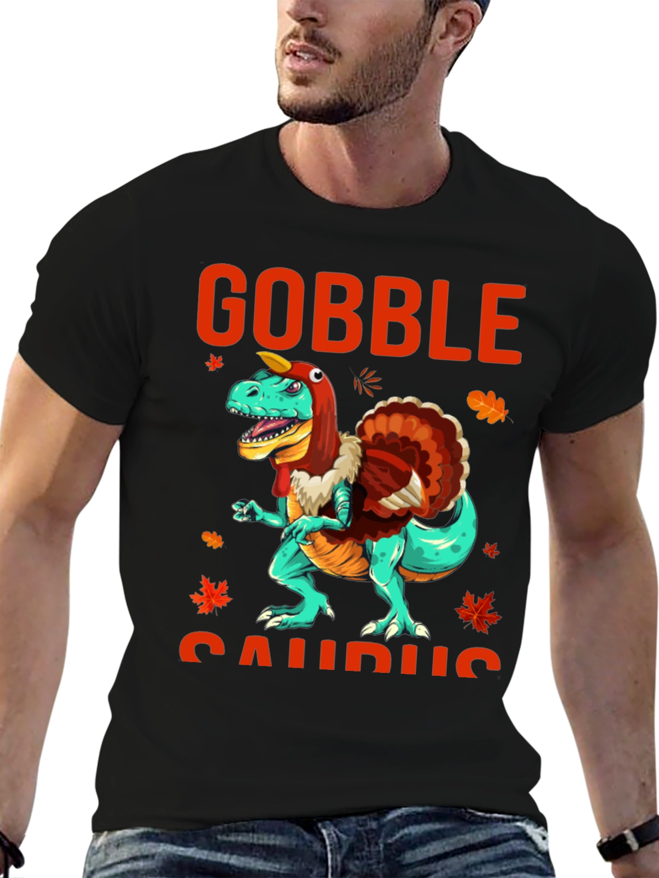 Gobble Saurus Thanksgiving T-Shirt