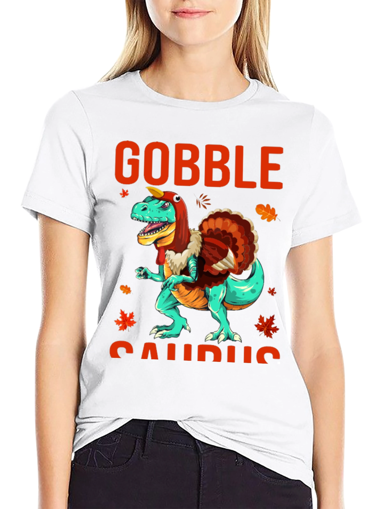 Gobble Saurus Thanksgiving T-Shirt