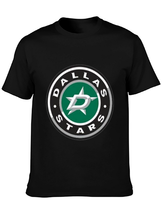 Dallas Stars Hockey Logo T-Shirt - Black