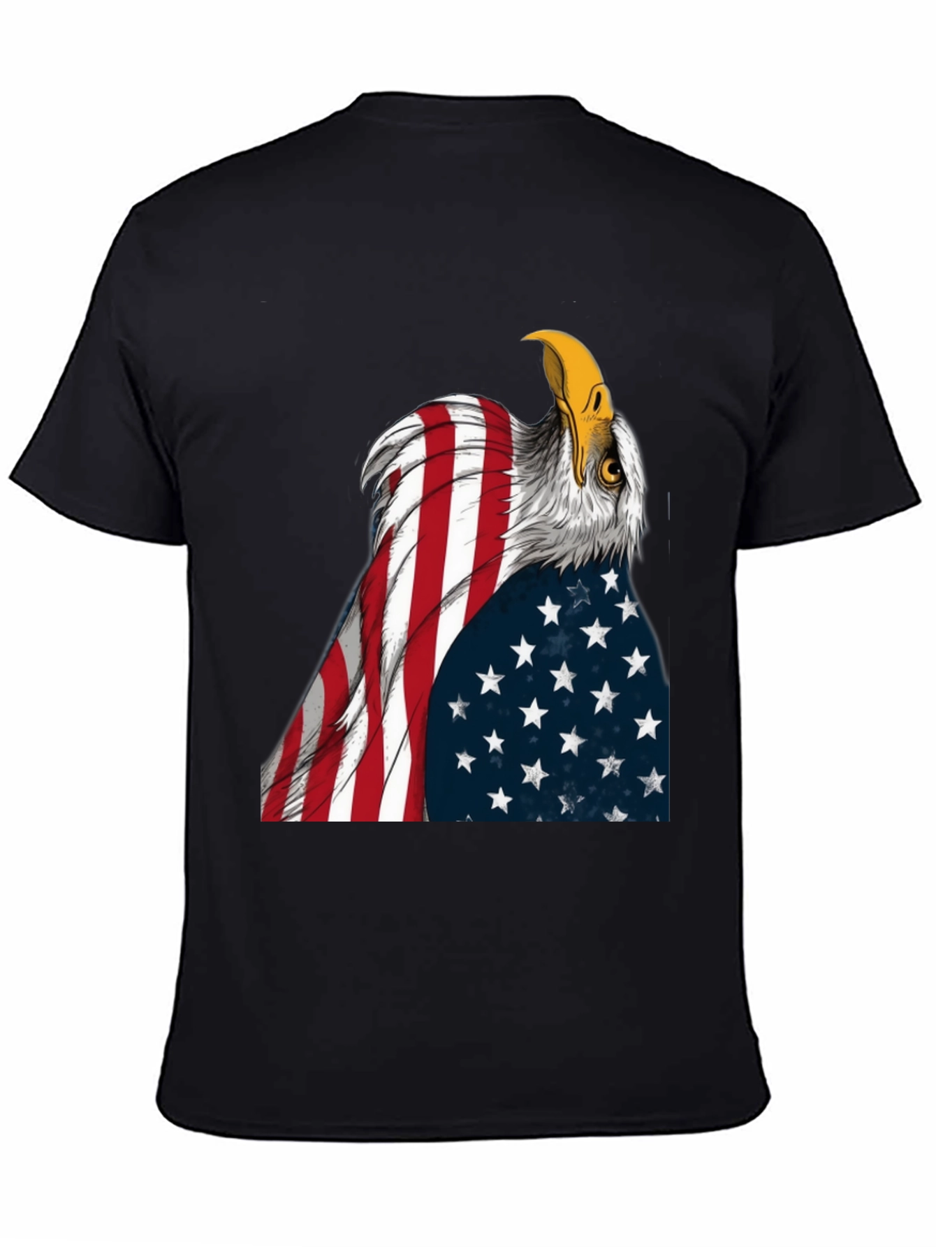 American Eagle Flag Graphic Tee - Patriotic Design