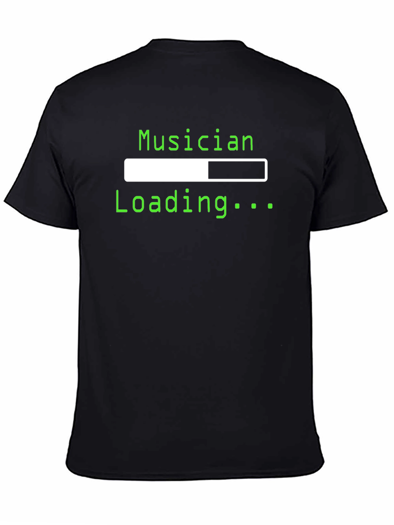 Musician Loading Black T-Shirt