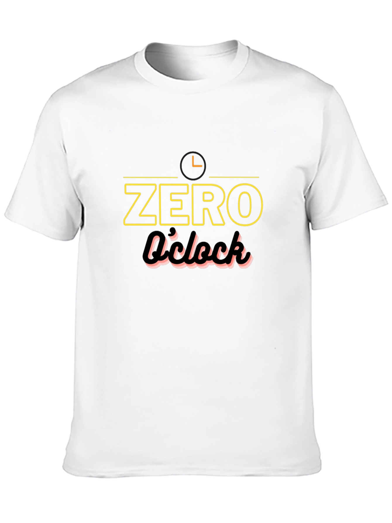 Zero Oclock Black Graphic T-Shirt