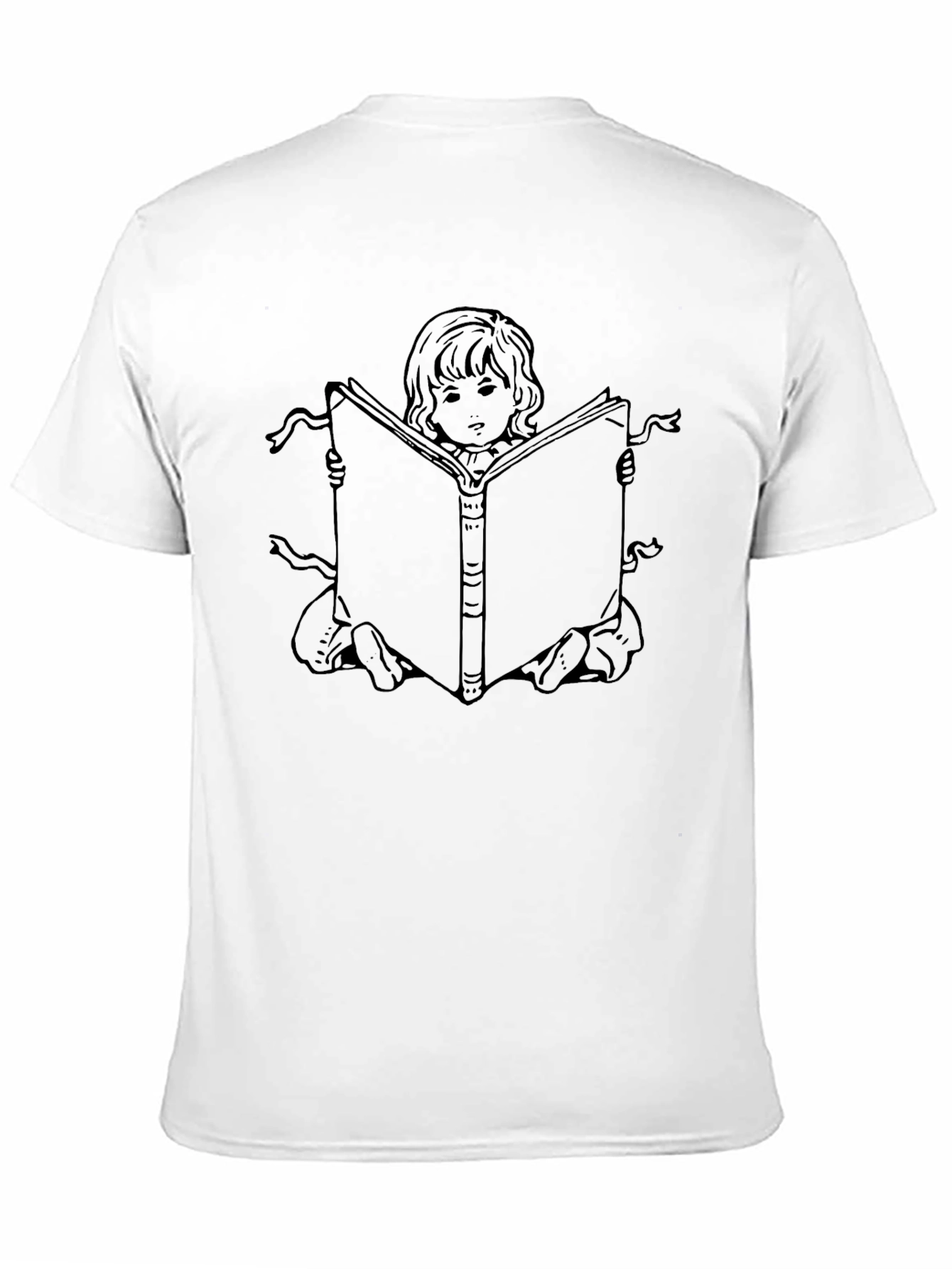 Girl Reading Book Graphic Tee - Unisex