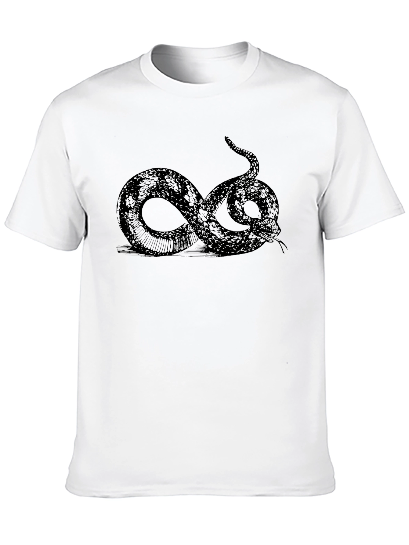 Snake Graphic Tee - Mens Black T-Shirt
