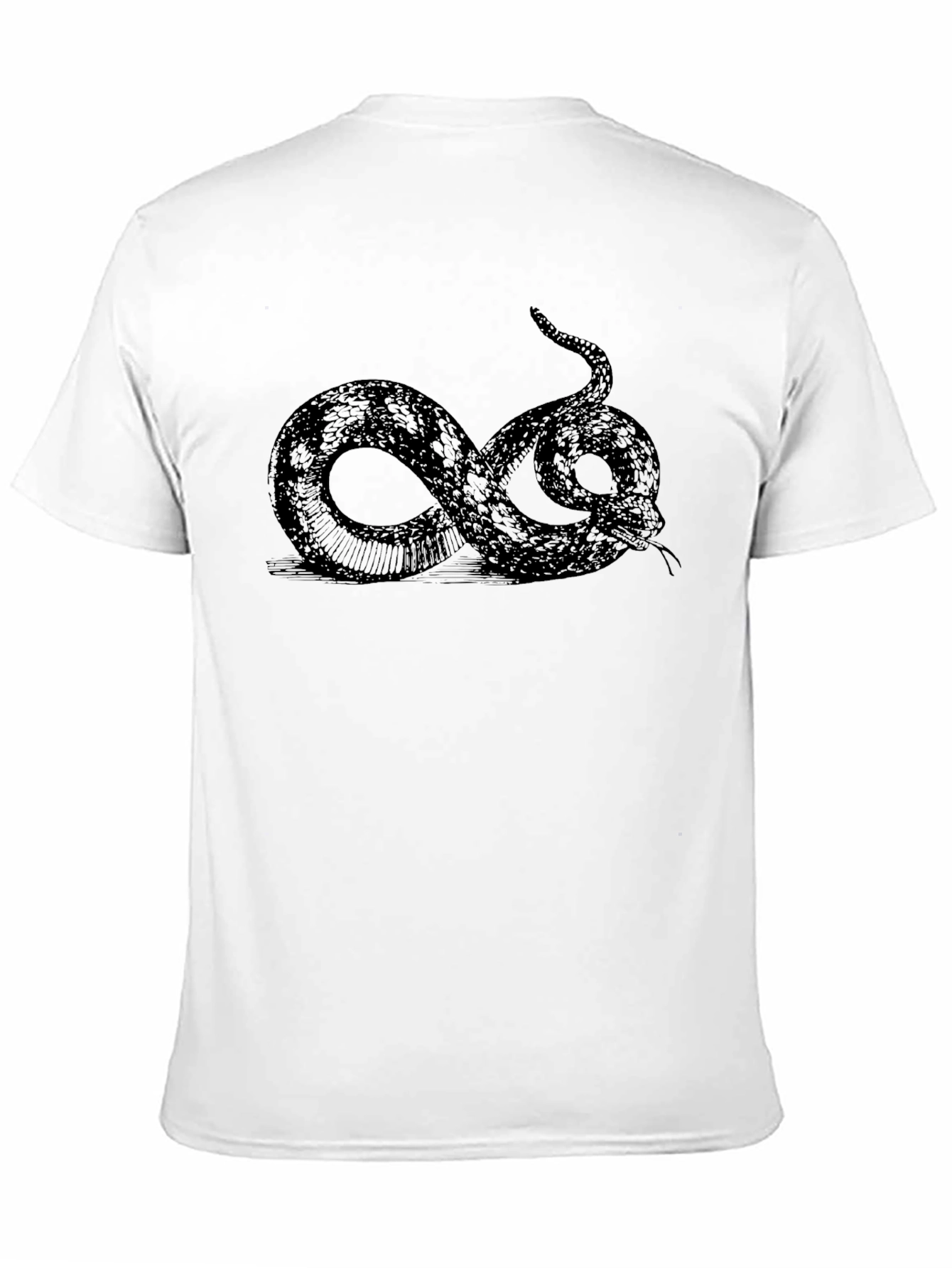Snake Graphic Tee - Mens Black T-Shirt