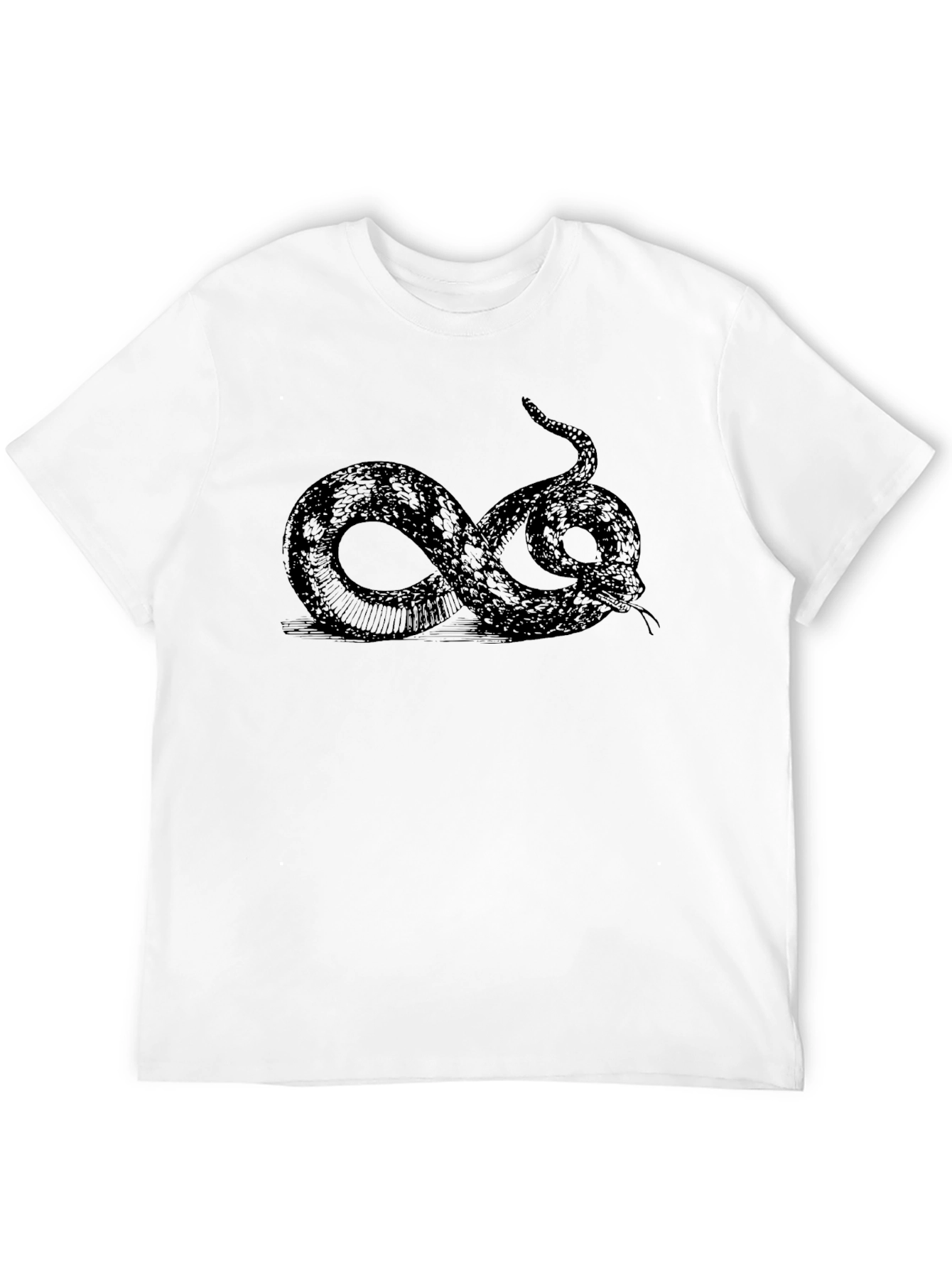 Snake Graphic Tee - Mens Black T-Shirt
