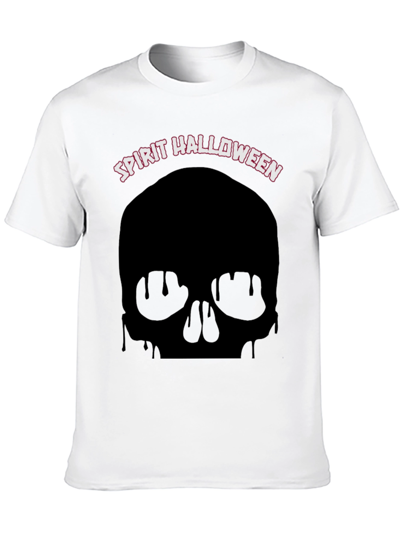 Spirit Halloween Skull Graphic Tee - Mens Black T-Shirt