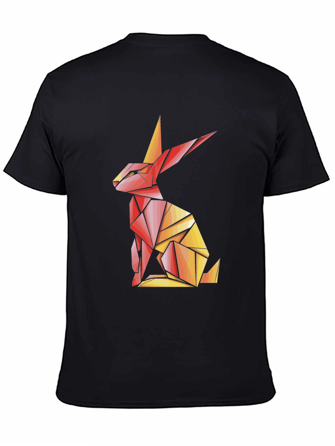 Geometric Rabbit T-Shirt - Artistic Design