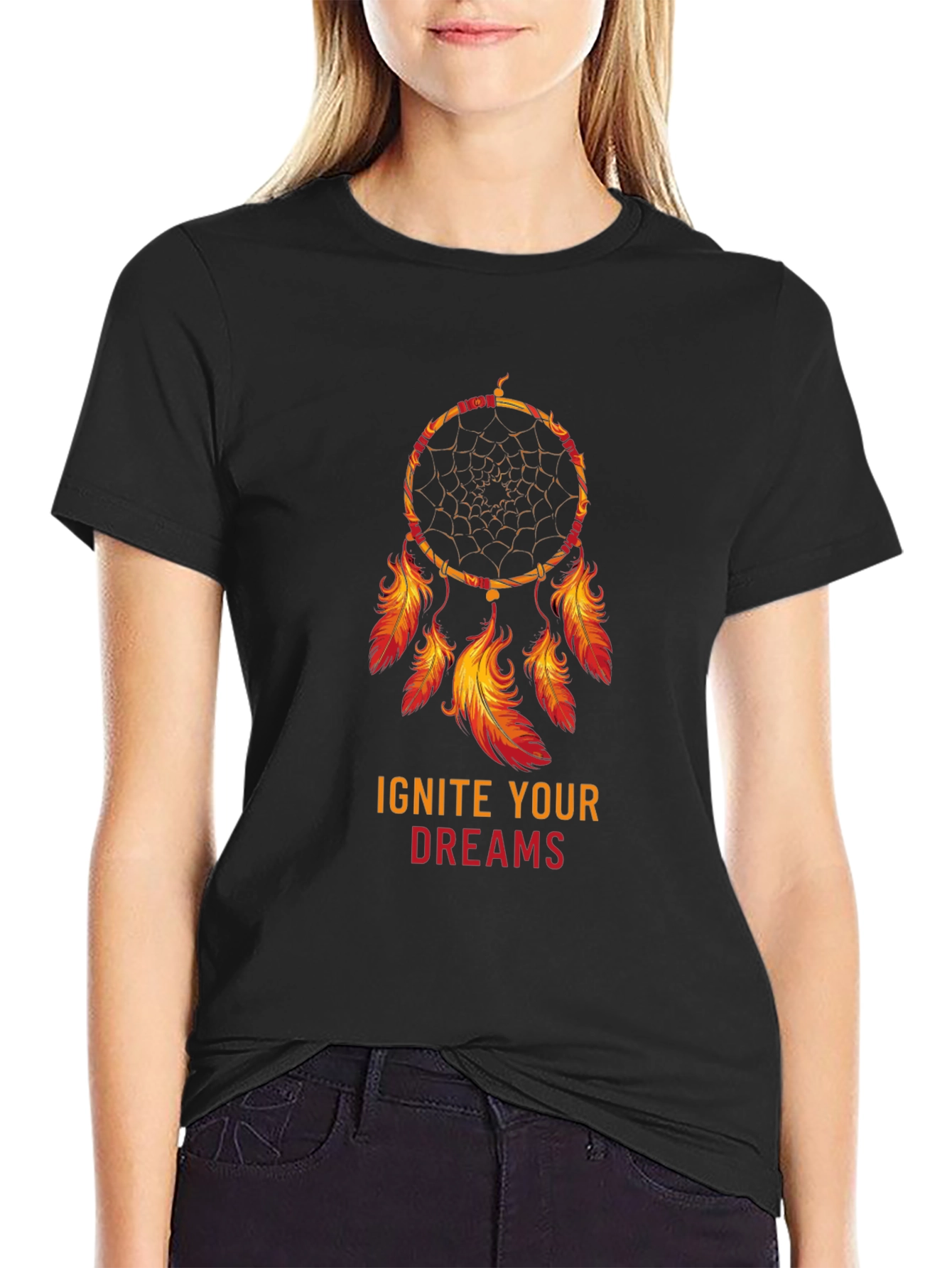 Dream Catcher Graphic Tee - Ignite Your Dreams