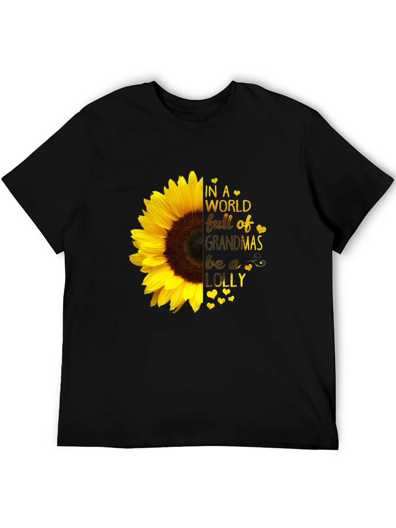 Sunflower Grandma T-Shirt - Be a Lolly!