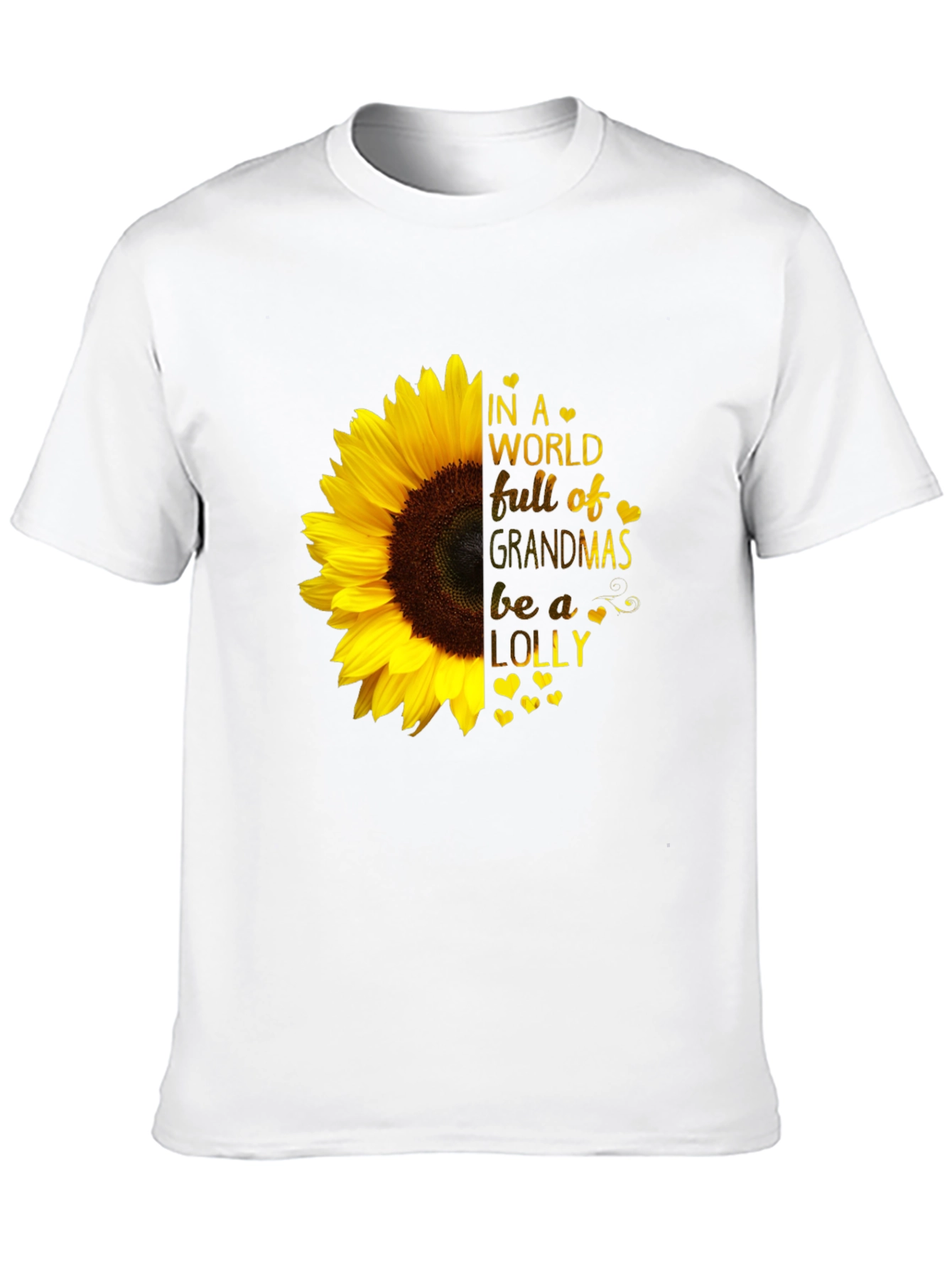 Sunflower Grandma T-Shirt - Be a Lolly!