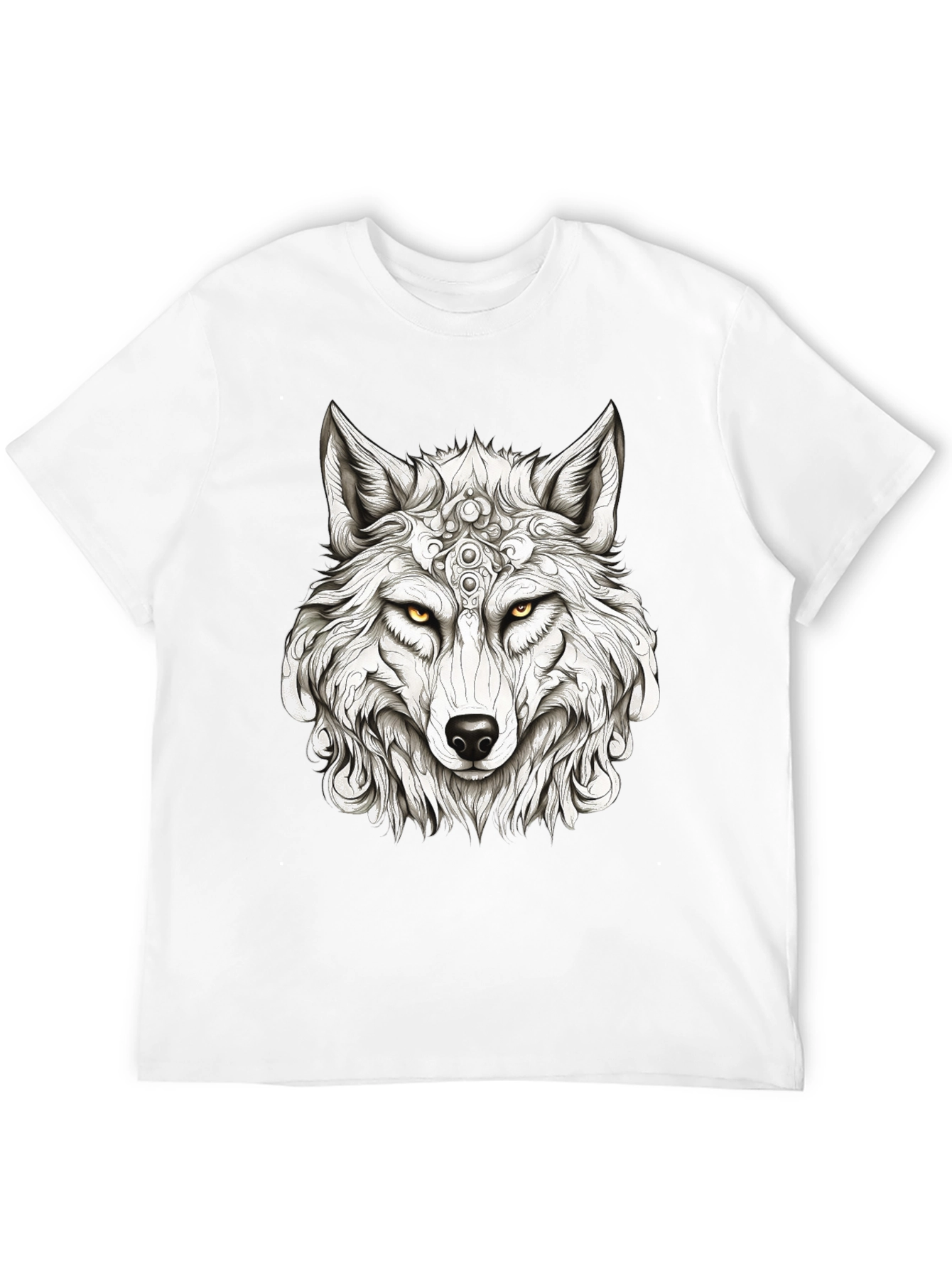 Wolf Graphic Print T-Shirt