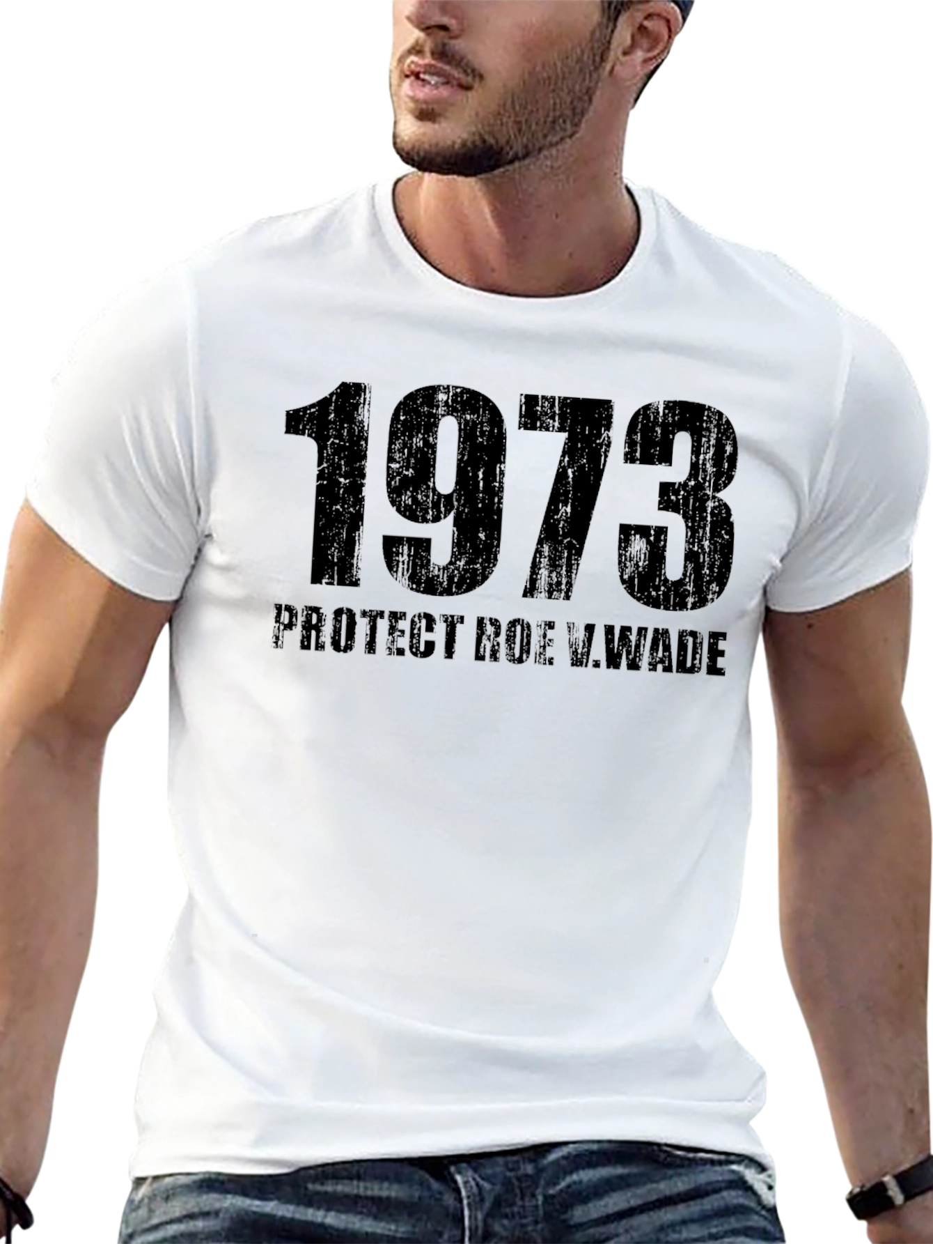 1973 Protect Roe V. Wade Black T-Shirt