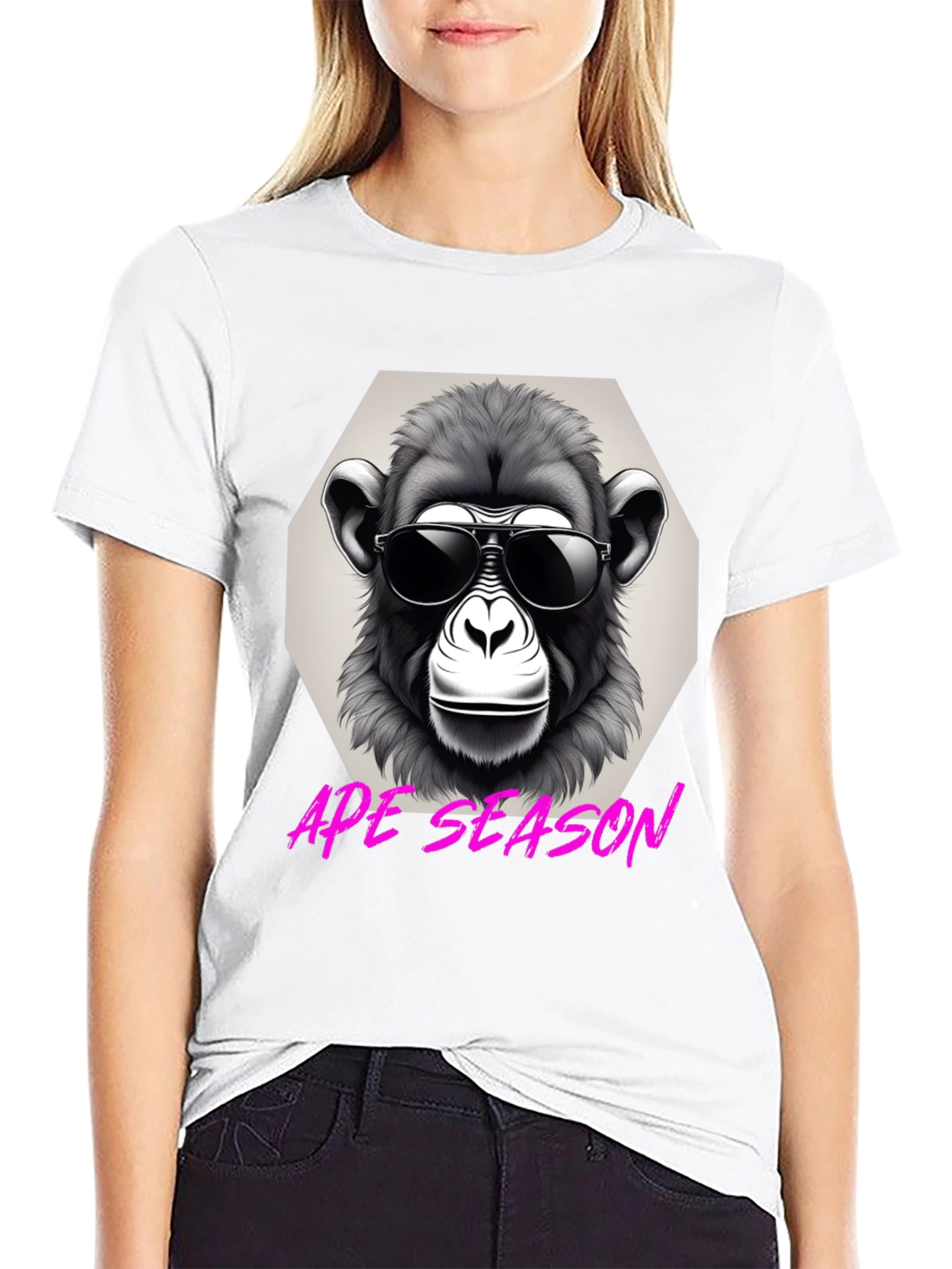 Ape Season Graphic T-Shirt - Cool Chimp Design
