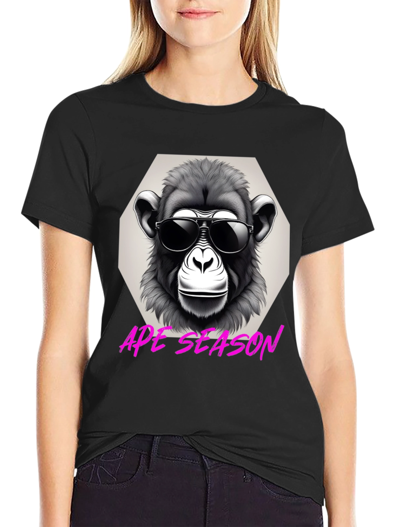 Ape Season Graphic T-Shirt - Cool Chimp Design