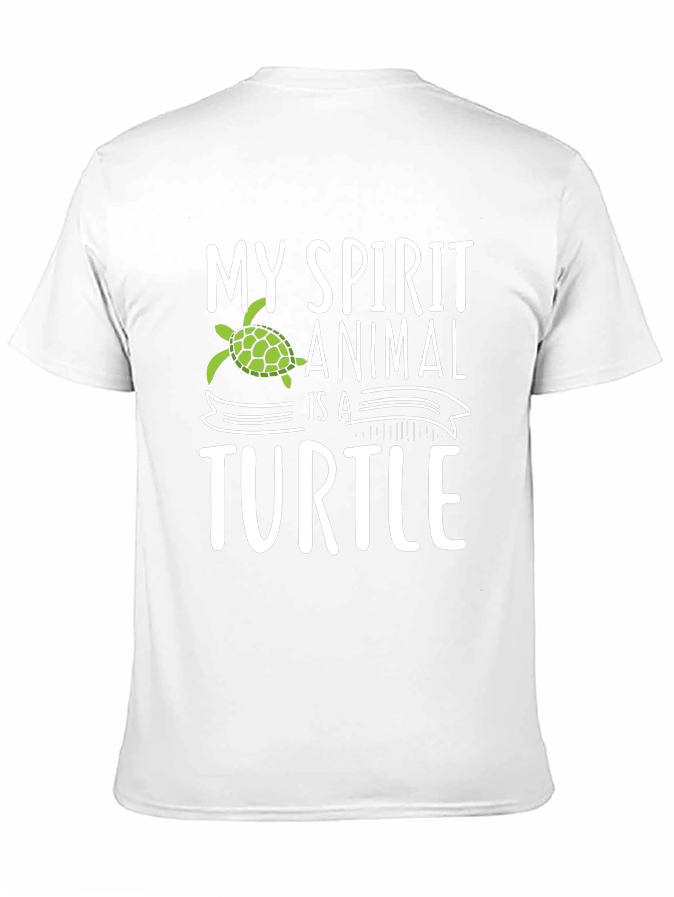 My Spirit Animal Is A Turtle Black T-Shirt