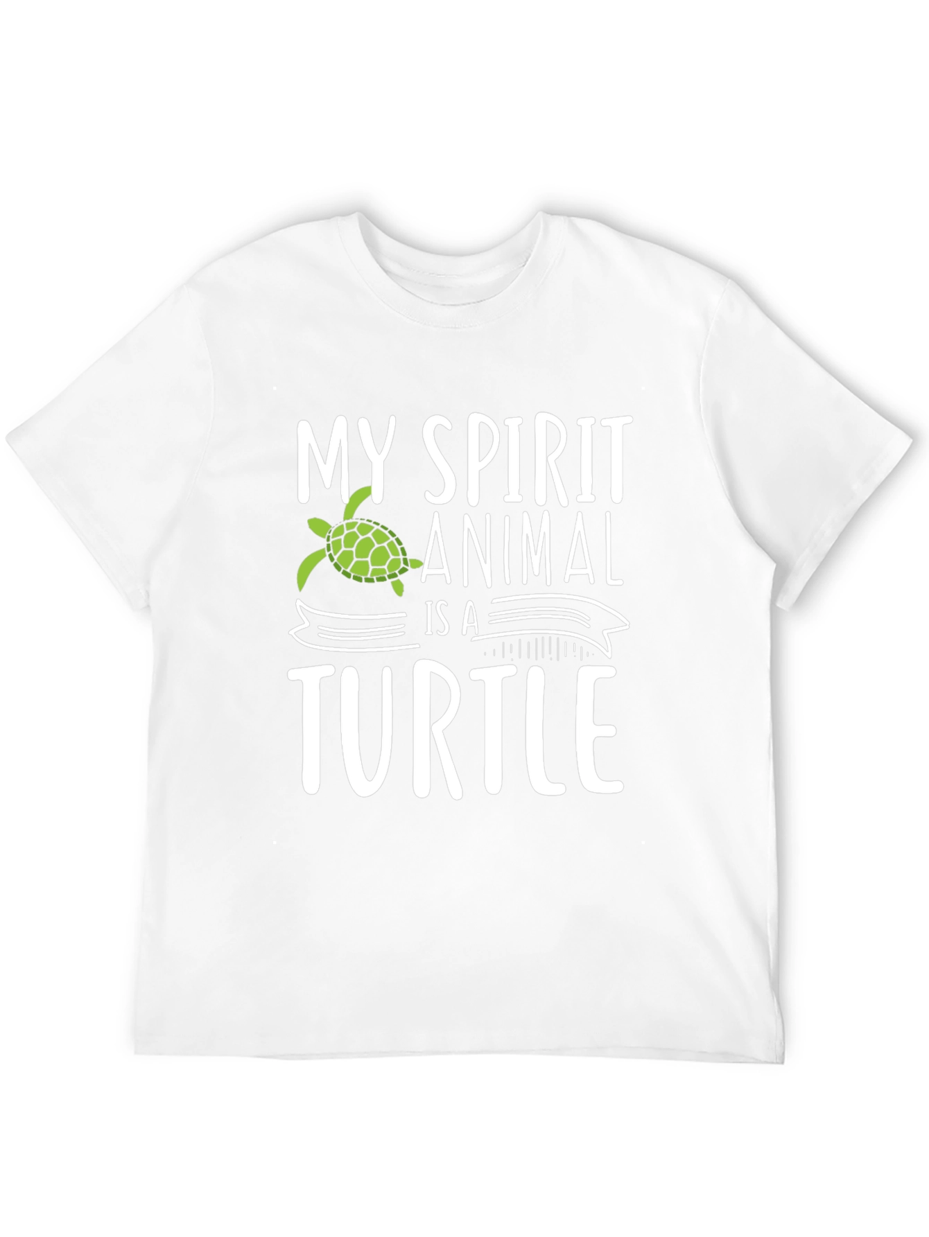 My Spirit Animal Is A Turtle Black T-Shirt
