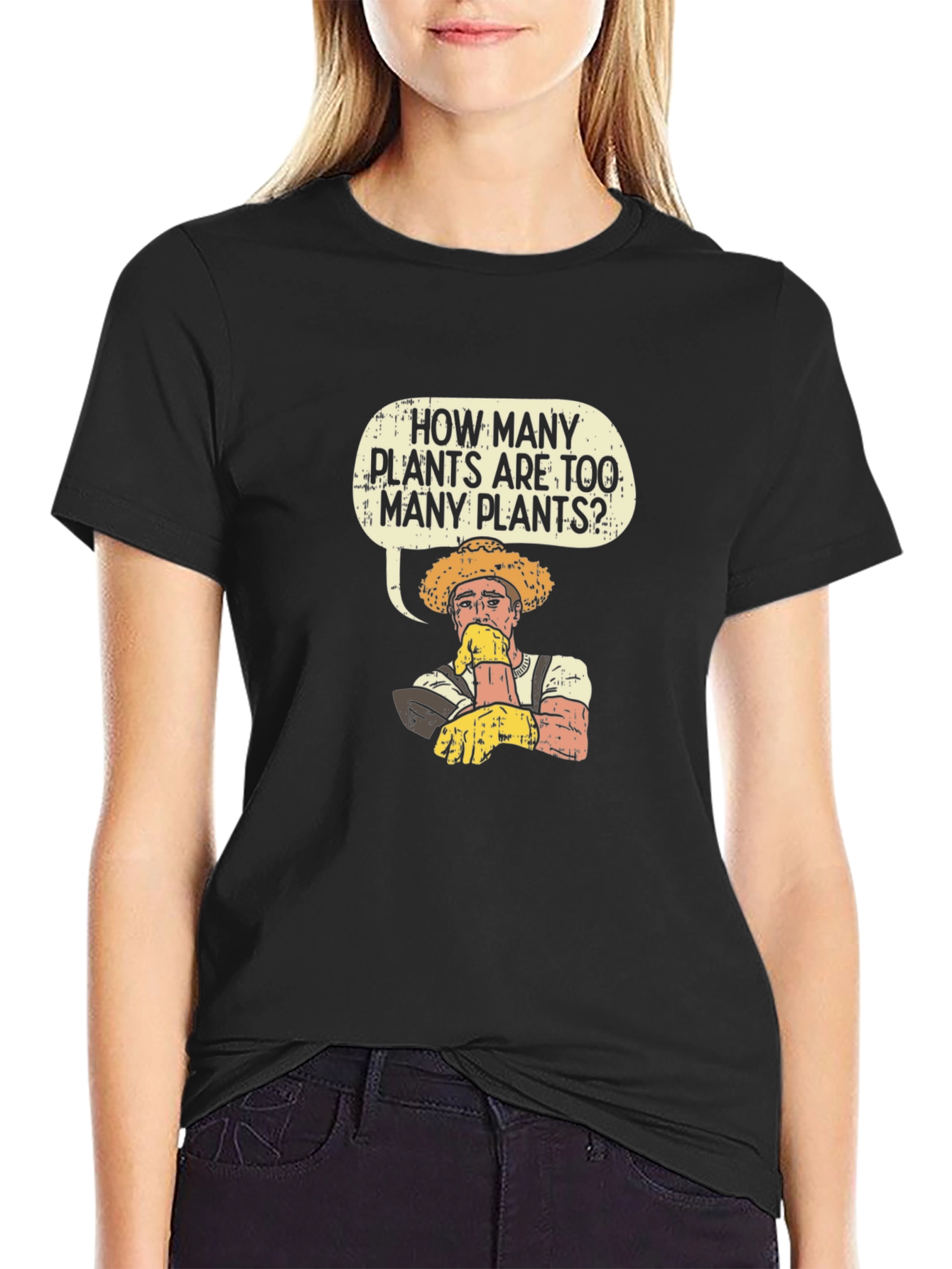 Funny Gardener T-Shirt - How Many Plants?