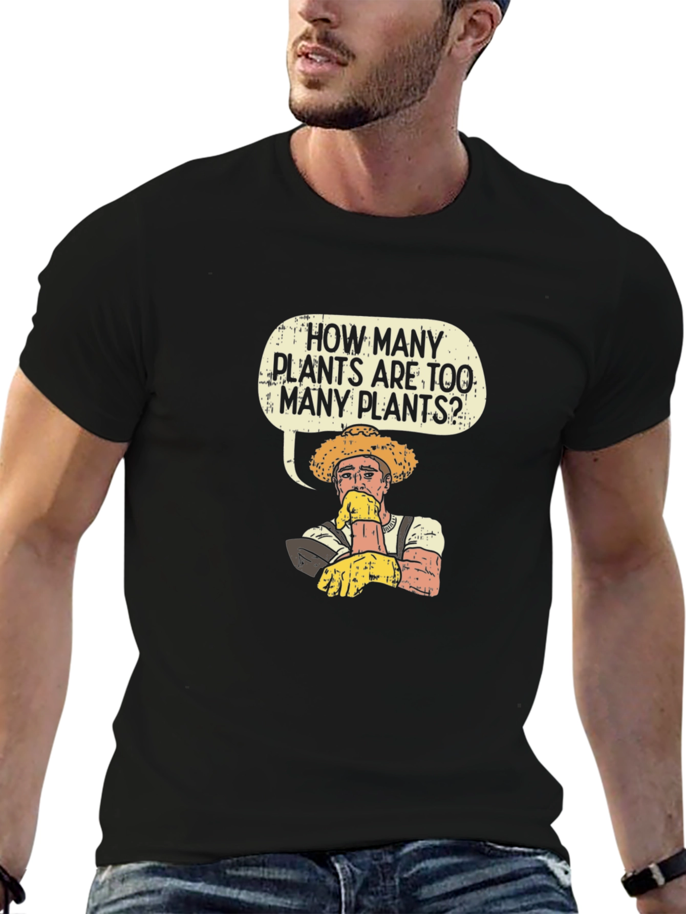 Funny Gardener T-Shirt - How Many Plants?