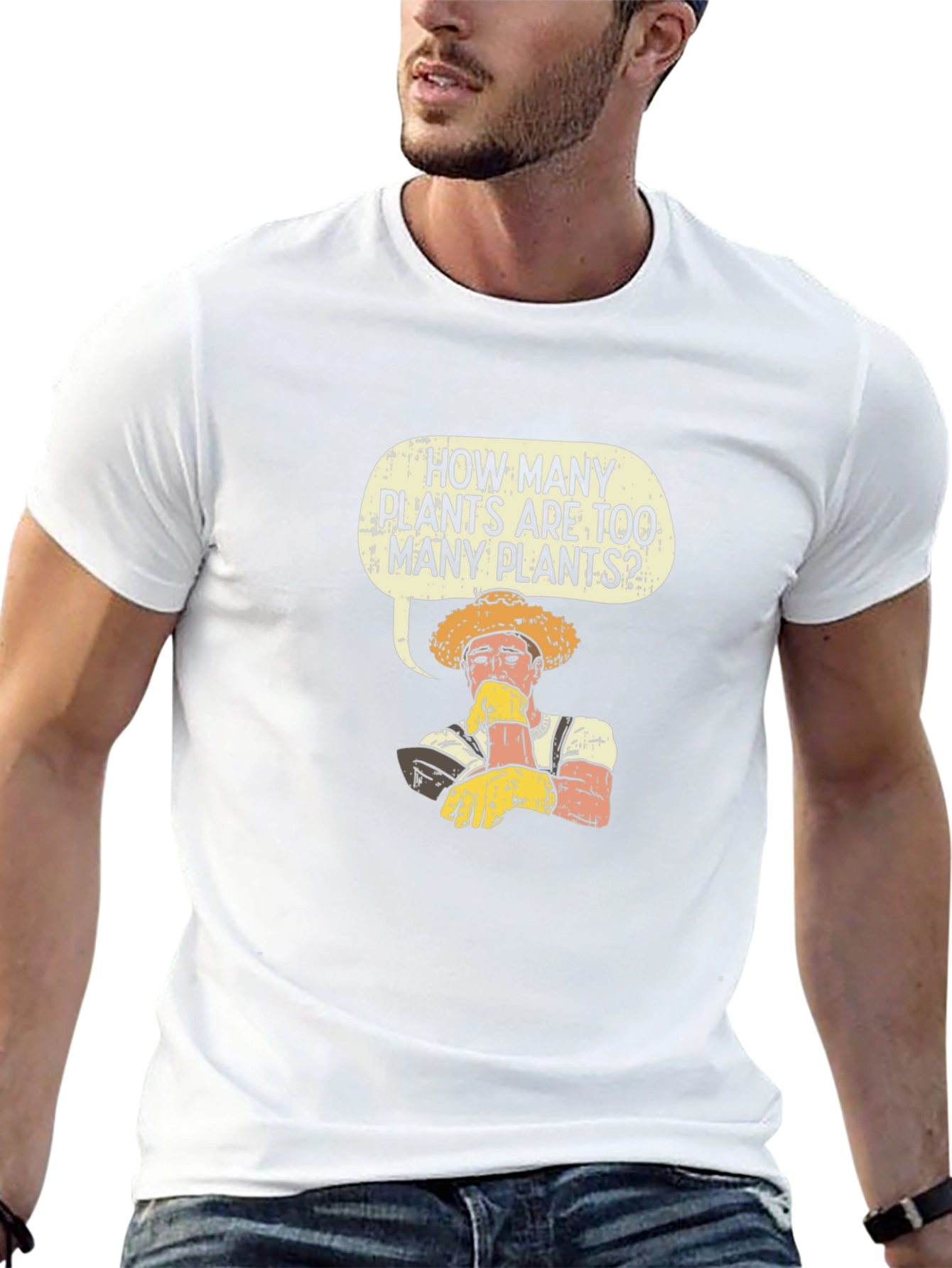 Funny Gardener T-Shirt - How Many Plants?
