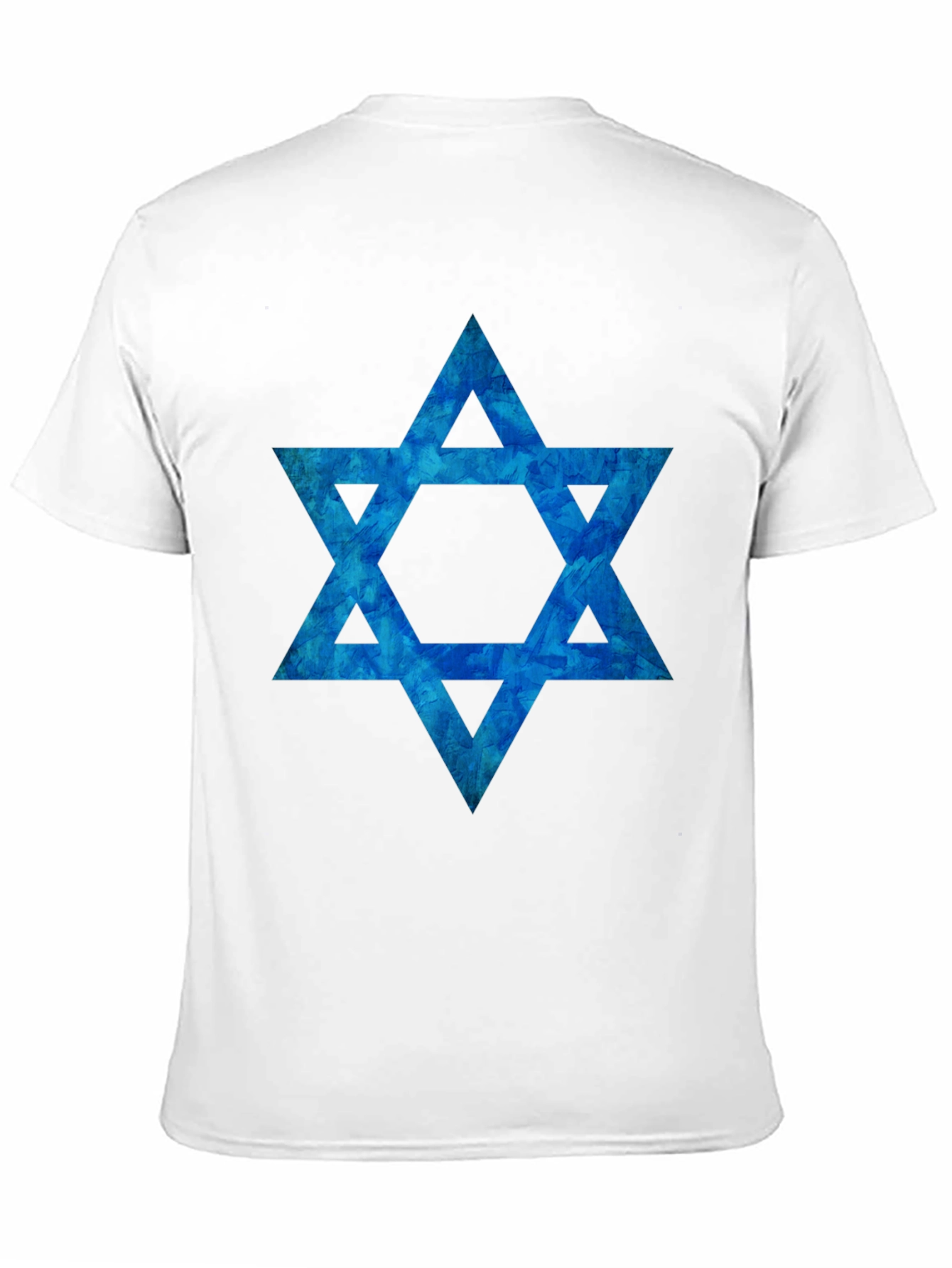 Star of David Graphic Tee - Black Cotton Blend