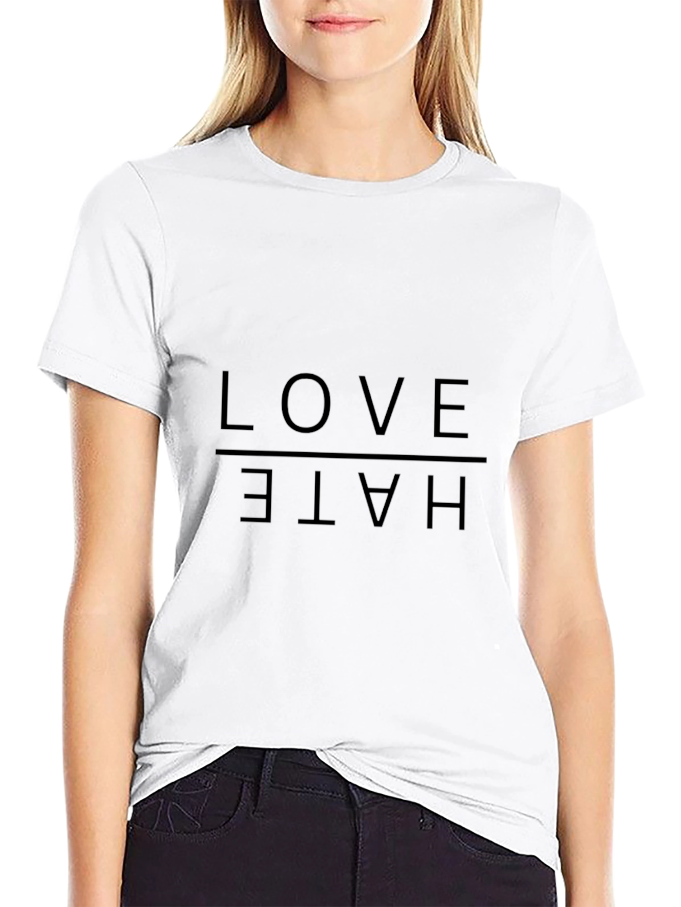Love Hate Graphic Tee - Trendy Streetwear Shirt