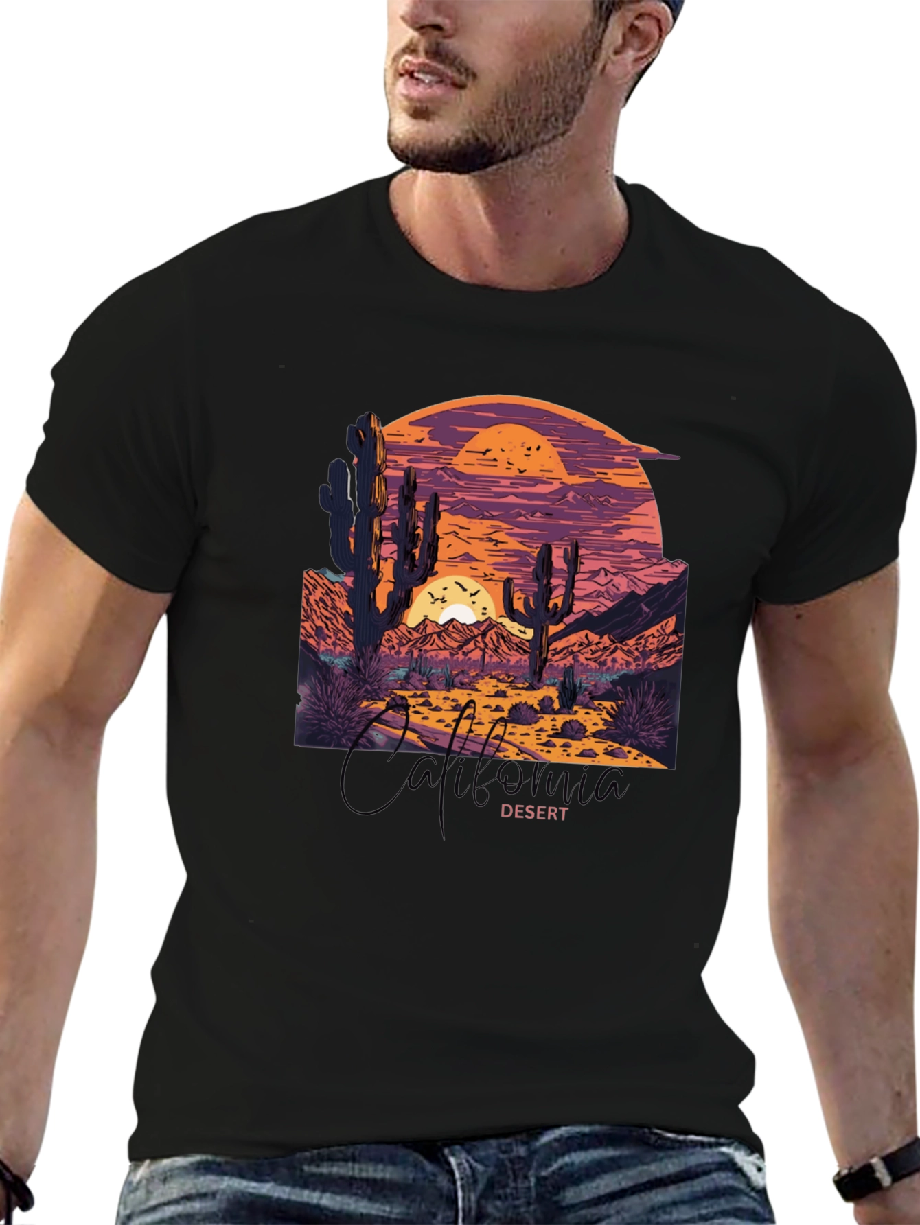 California Desert Graphic Tee - Black
