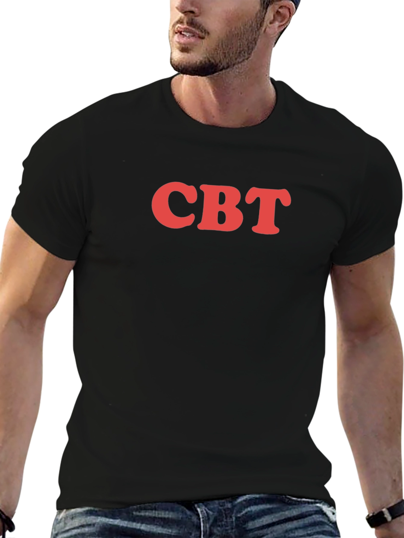 CBT Graphic Tee - Black Cotton Blend