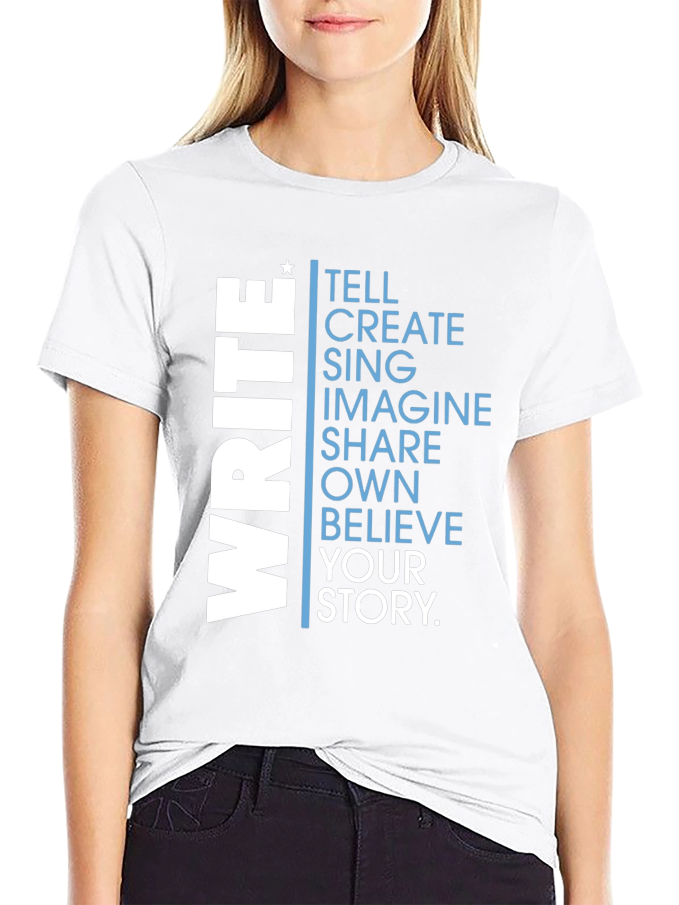 Write Your Story T-Shirt - Inspiring Graphic Tee