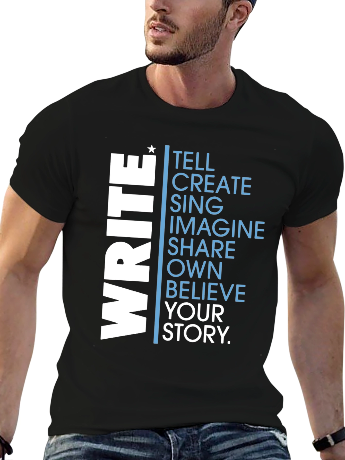 Write Your Story T-Shirt - Inspiring Graphic Tee