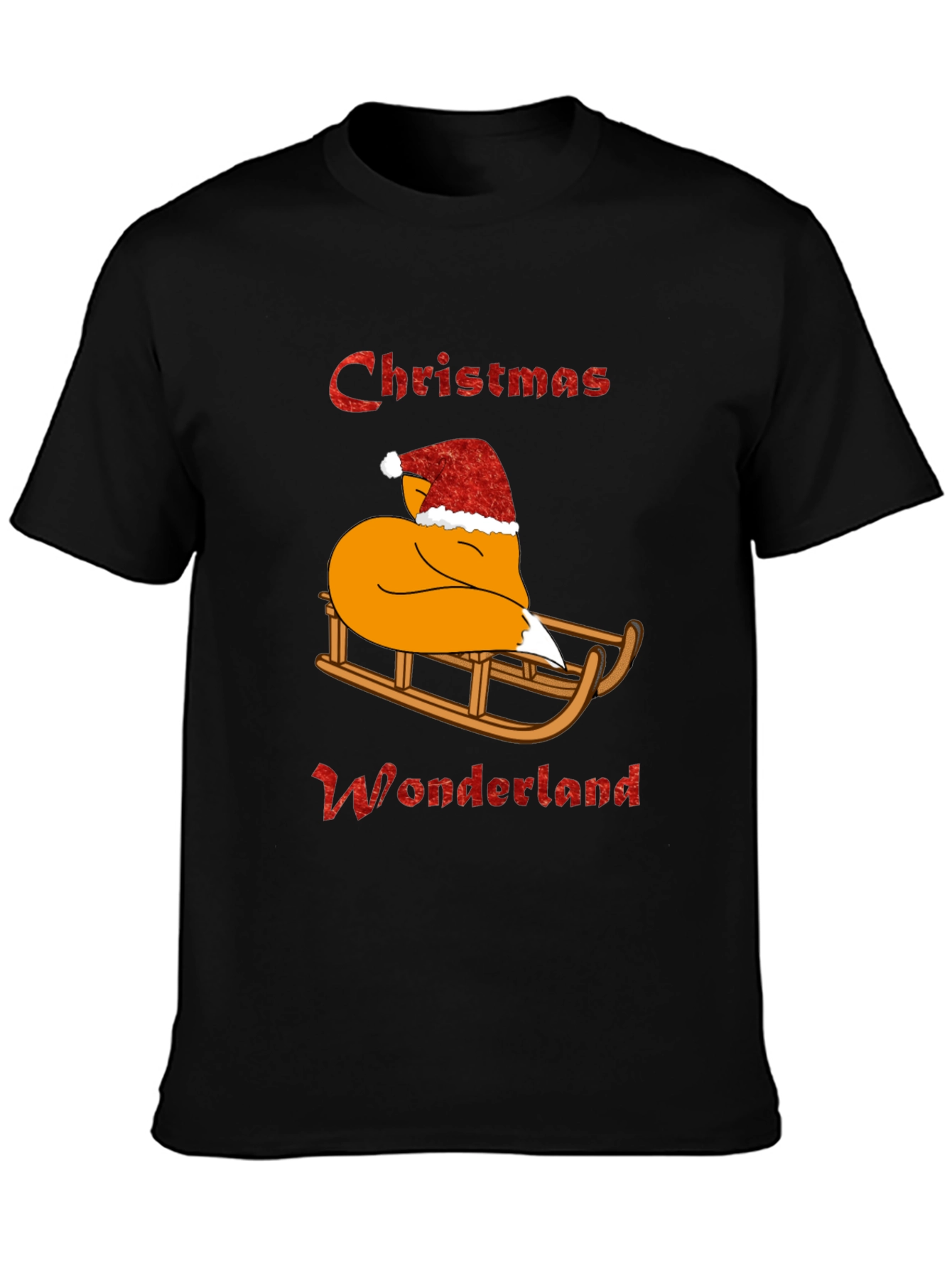 Christmas Wonderland Fox Graphic Tee