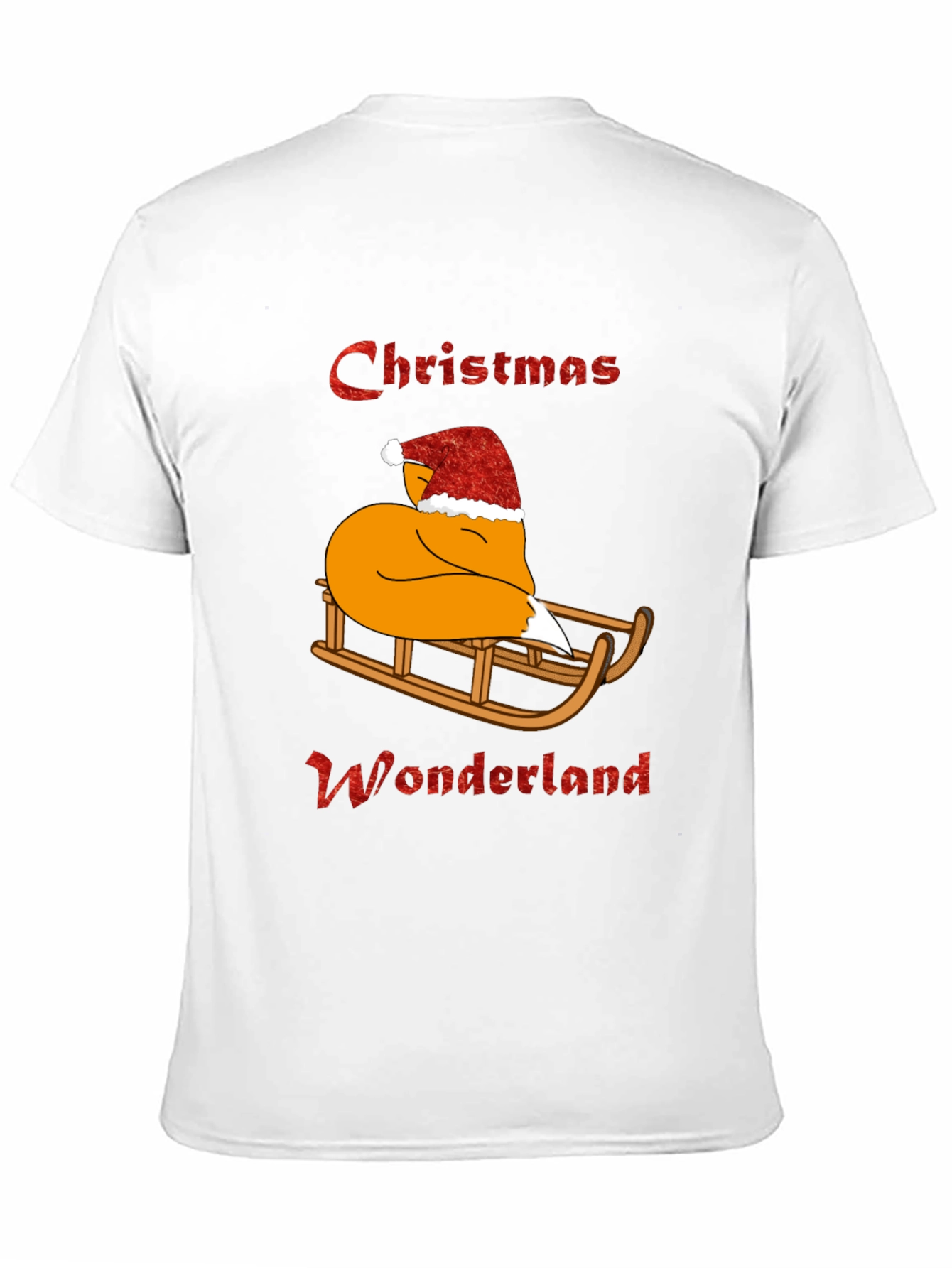 Christmas Wonderland Fox Graphic Tee