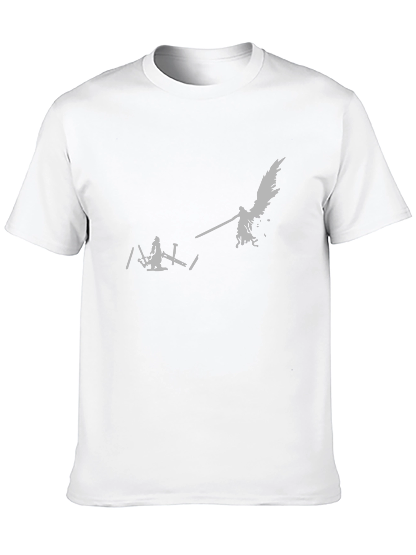 Epic Fantasy Battle Graphic Tee - Black