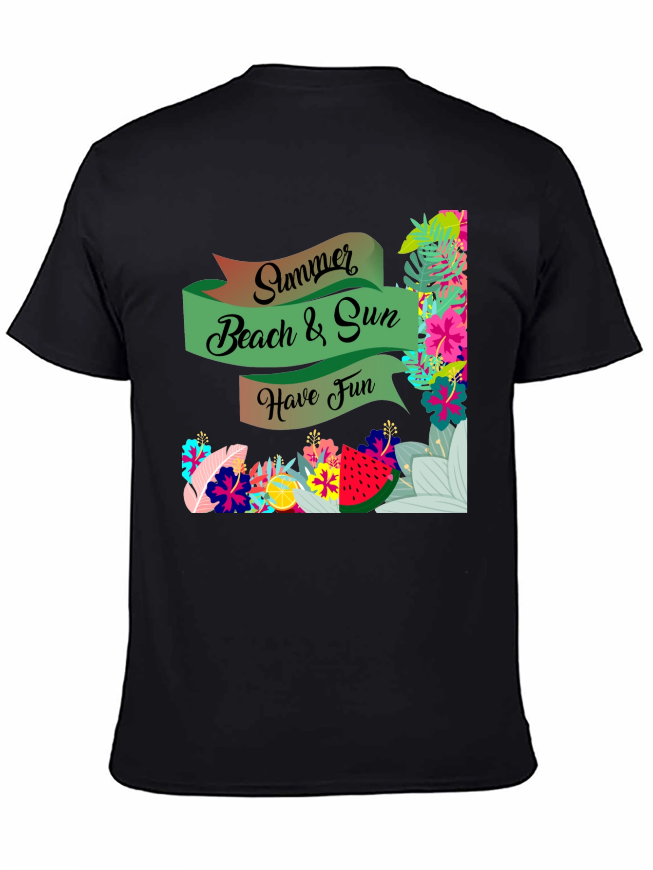 Summer Beach & Sun Graphic T-Shirt