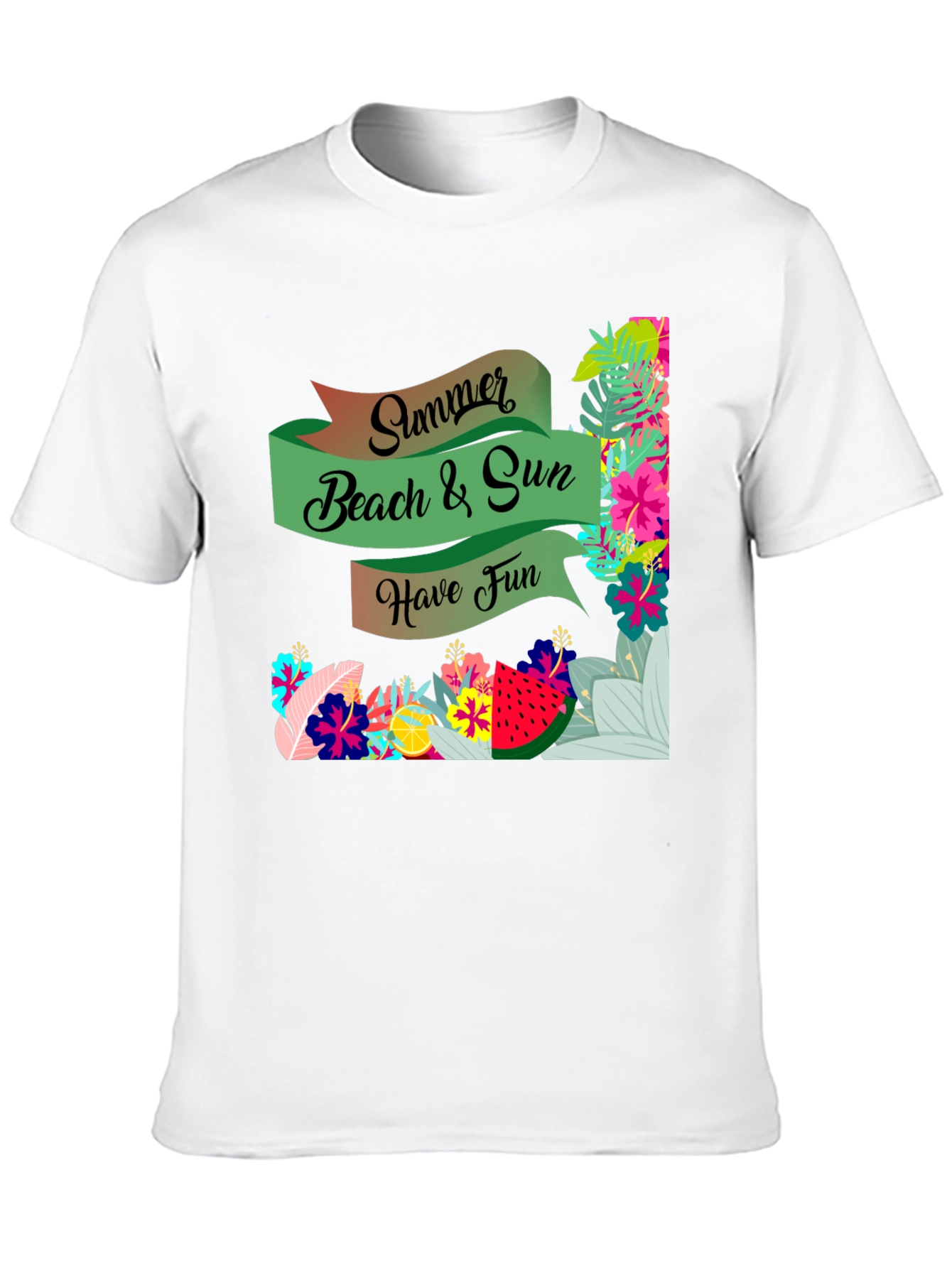 Summer Beach & Sun Graphic T-Shirt