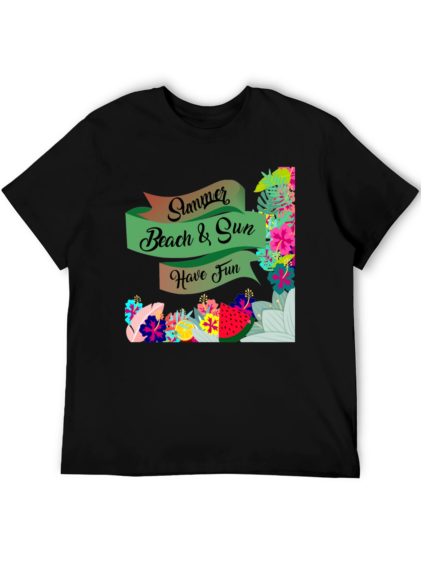 Summer Beach & Sun Graphic T-Shirt