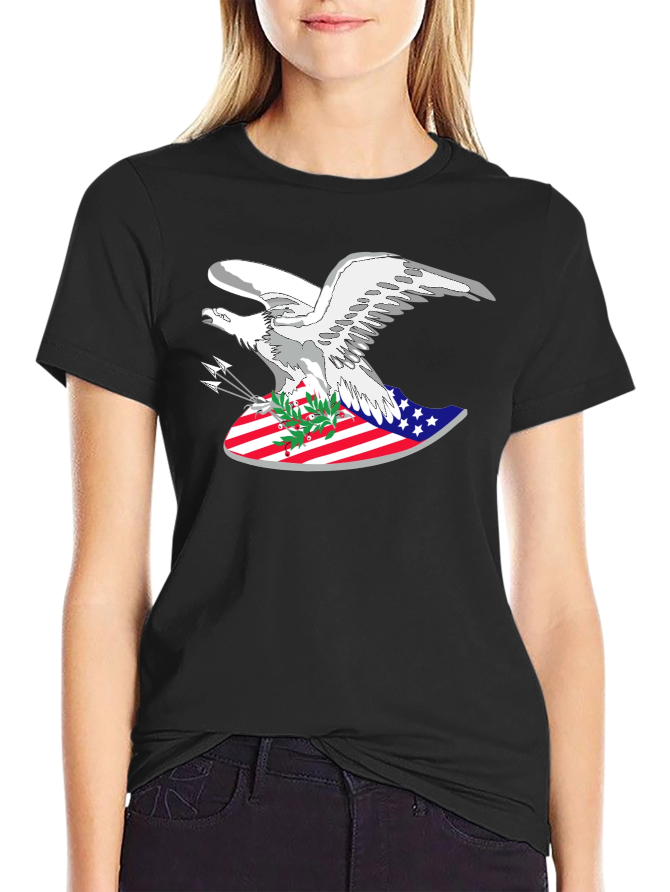 American Eagle Patriotic Graphic T-Shirt