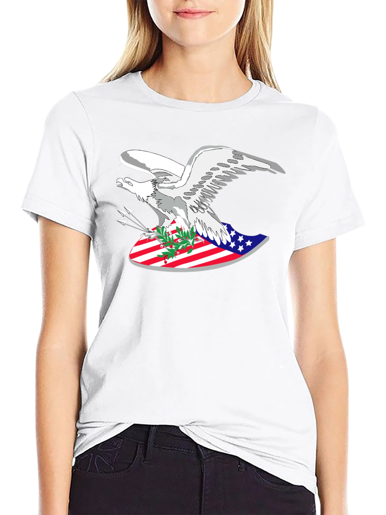 American Eagle Patriotic Graphic T-Shirt