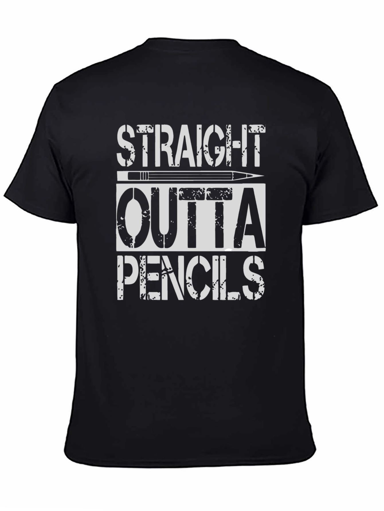 Straight Outta Pencils Graphic T-Shirt