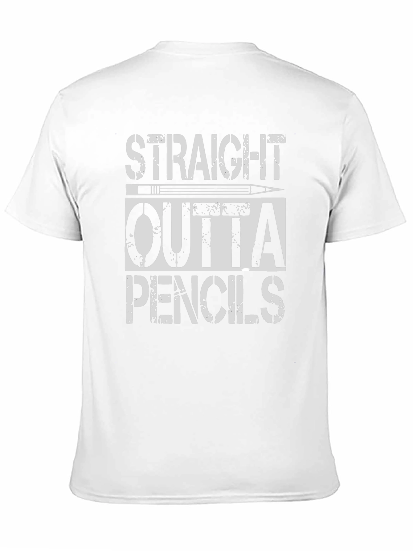 Straight Outta Pencils Graphic T-Shirt
