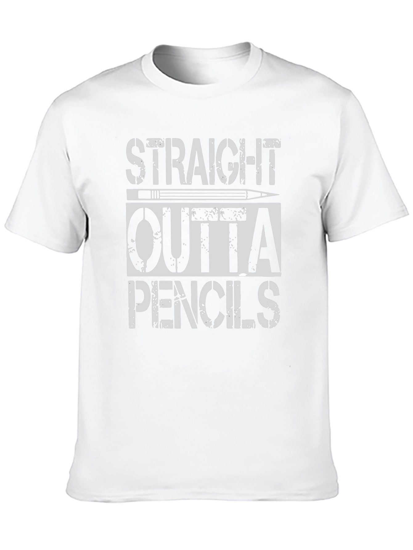 Straight Outta Pencils Graphic T-Shirt
