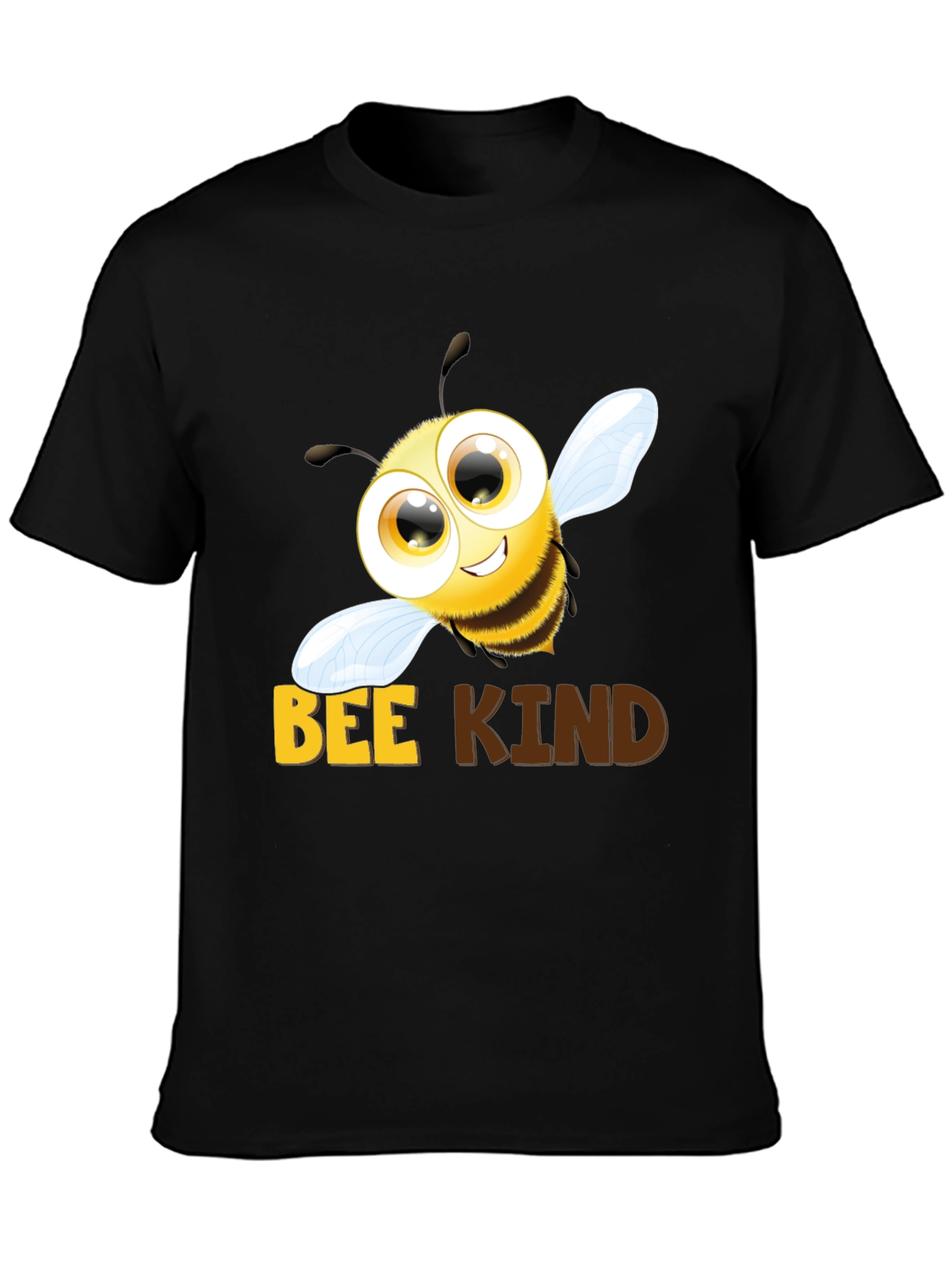 Bee Kind T-Shirt - Black Cotton Blend