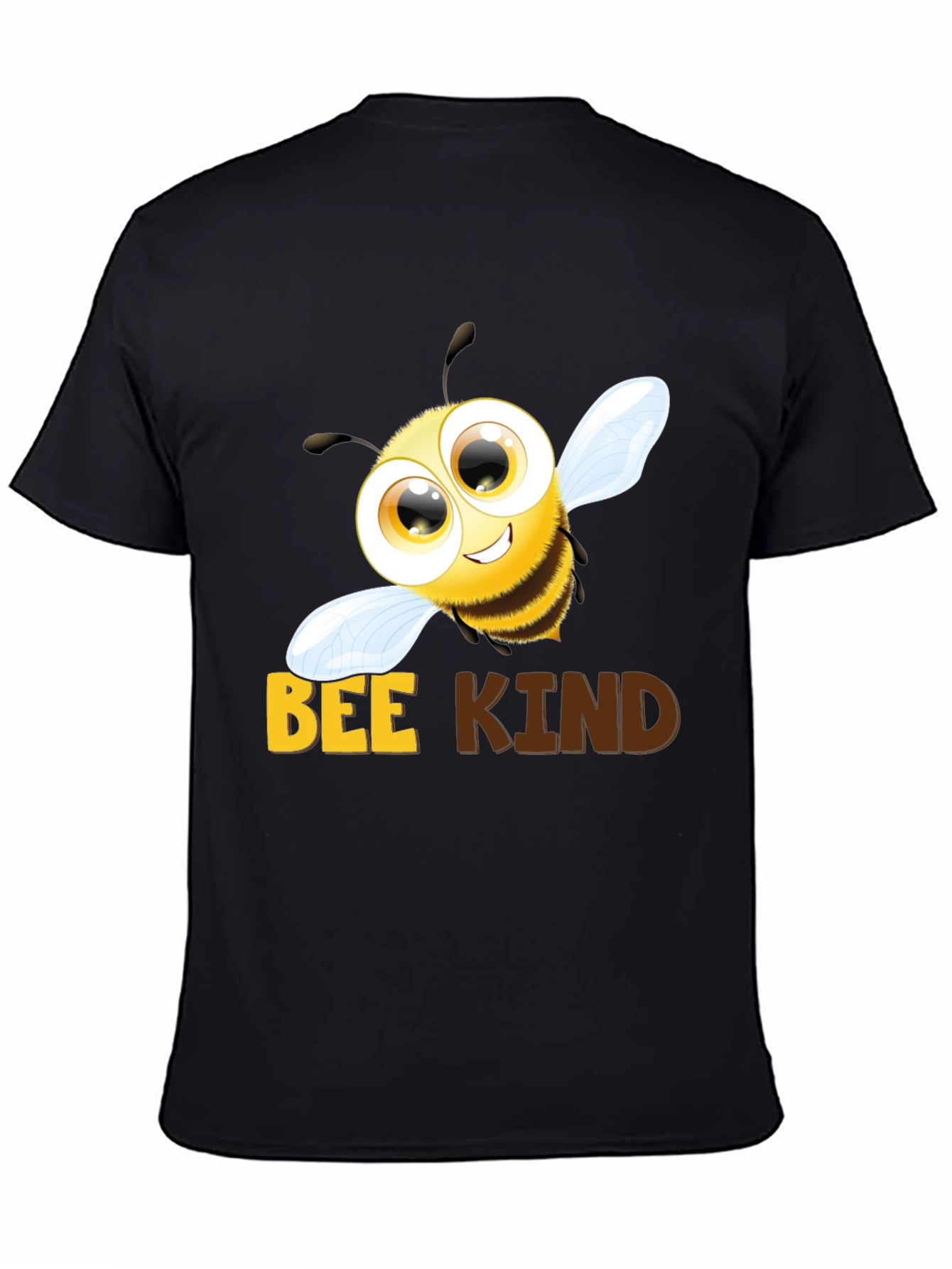 Bee Kind T-Shirt - Black Cotton Blend
