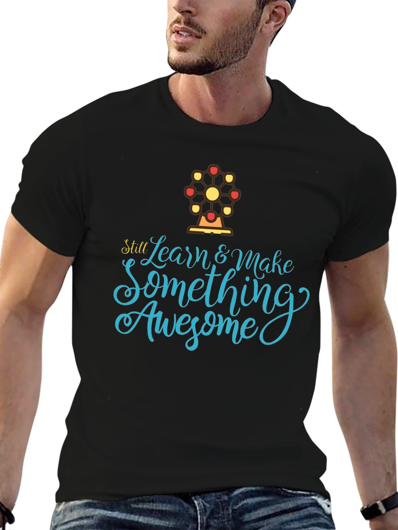 Learn & Make Awesome T-Shirt - Stylish Graphic Tee
