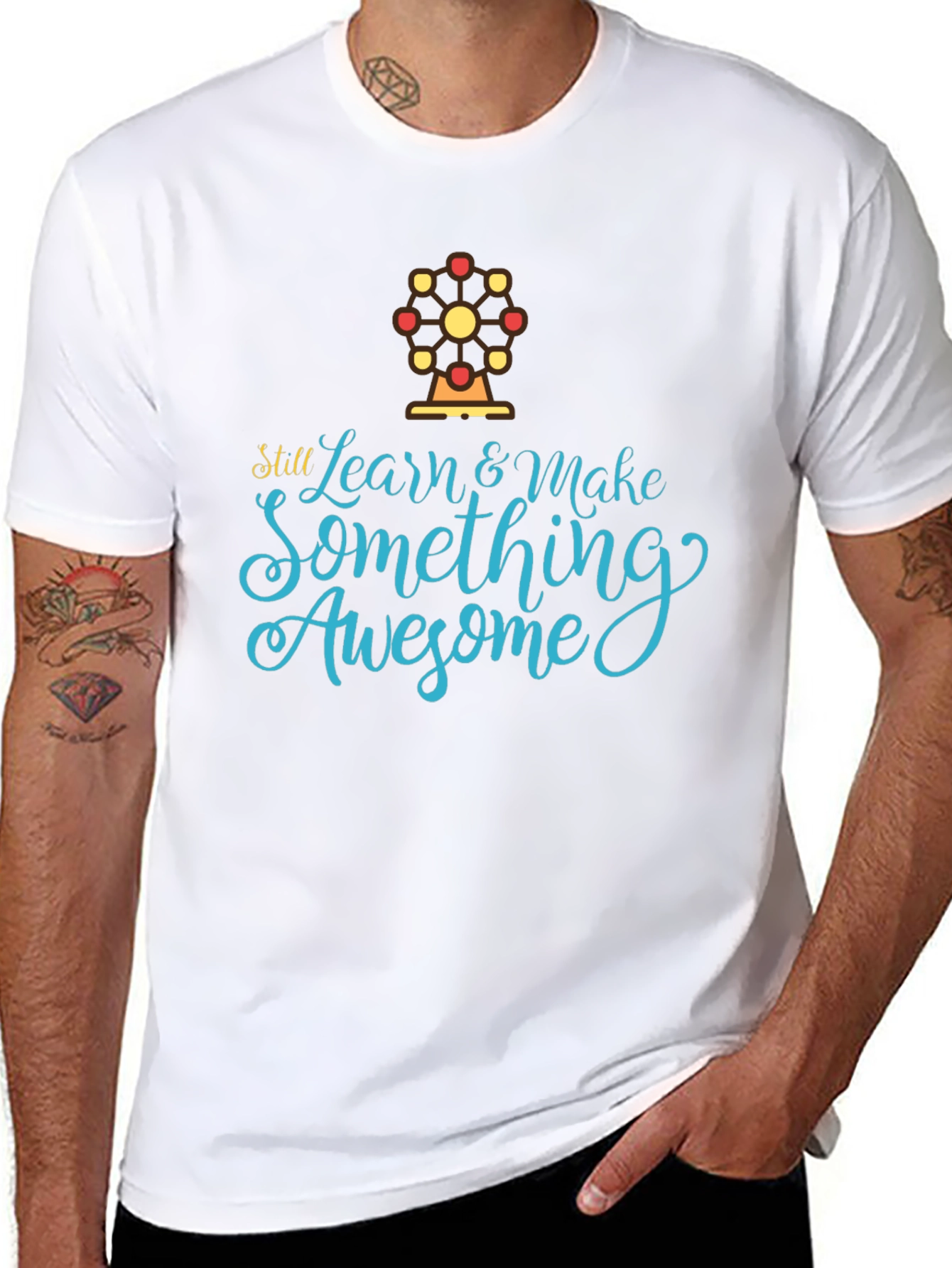 Learn & Make Awesome T-Shirt - Stylish Graphic Tee